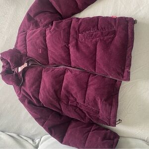 Levi's Women's Puffer Jacket - Burgundy